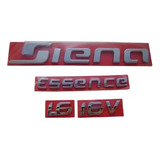 Kit Emblemas Fiat Siena + 1.6 + 16v + Essence 2011 /...