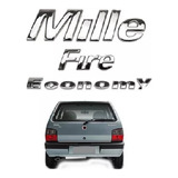 Kit Emblemas Fiat Uno Mille Fire