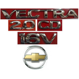 Kit Emblemas Vectra 2.0 16v Cd