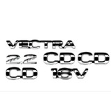 Kit Emblemas Vectra 2.2 3 Cd 16v 96 Em Diante