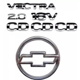 Kit Emblemas Vectra + Cd +