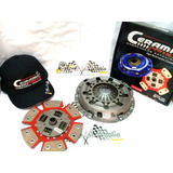 Kit Embreagem Ceramica 6 Pastilha Light Pedal Leve Gol Ap +