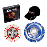 Kit Embreagem De Ceramica 6 Pastilhas E Mola P Gol Ap Turbo