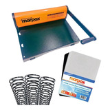 Kit Encadernadora Pmx-15 + Capas E Espirais 09mm