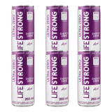 Kit Energético Life Strong Zero Energy Drink Açai 269ml