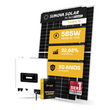 Kit Energia Solar 1000kwh Mês 14 Painel Inv. 10kw + Projeto