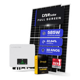 Kit Energia Solar 600kwh 8 Painel Placa + Projeto
