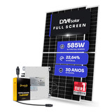 Kit Energia Solar 630kwh Mês 8 Painel Micro + Projeto