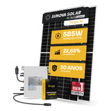 Kit Energia Solar 900kwh Microinversor Deye
