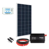 Kit Energia Solar Off Grid 155w Controlador 20a Invers. 110v