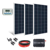 Kit Energia Solar Off Grid 465w Controlador 30a Invers. 127v