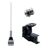Kit Enfeite Antena 50cm Suporte Calha Parafuso Fixação