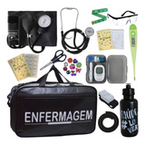 Kit Enfermagem + Aparelho Medidor Glicose Completo Premium