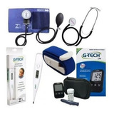 Kit Enfermagem + Aparelho Medidor Glicose Completo Premium