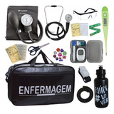 Kit Enfermagem Aparelho Pressao Medidor Glicose Esteto Multi