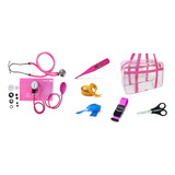 Kit Enfermagem Esfigmô+ Esteto+ Termômetro+ Garrote+ Bolsa