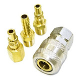 Kit Engate Rapido Femea 1/4 E Espigao Macho 5/16 Lubefer
