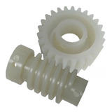 Kit Engrengem Nylon + Eixo Sem Fim Do Motor Dz Gatter 3020