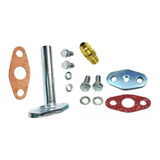 Kit Entrada De Óleo + Niple + Saída De Óleo Reta Turbinas T3