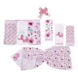 Kit Enxoval Bebe Toalha Soft Capuz Fralda Bordada Pano Boca