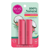 Kit Eos Natural Lip Balm Coconut