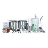 Kit Equipamento Cerveja Artesanal 20l C/ Moedor E Bomba Inox