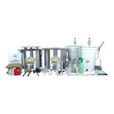Kit Equipamento Cerveja Artesanal 40l Moedor E Bomba Inox 