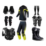 Kit Equipamento Trilha Motocross Asw Jett