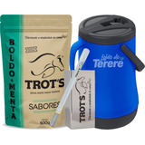 Kit Erva Tereré Trots + Garrafa Térmica + Copo E Bomba Inox