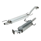 Kit Escapamento Abafador + Traseiro Astra Sedan 2.0 8v 01 11