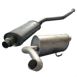 Kit Escapamento Abafador + Traseiro Partner 1.8 8v 1999 2003