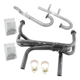 Kit Escapamento Dimensionado 4x2 Speed Fusca Bengalas Juntas