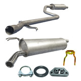 Kit Escapamento Intermediário + Traseiro Tempra 2.0 8v 96 97