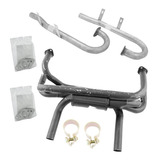 Kit Escapamento Real Dimensionado Capetinha 4x2 Fusca 1500