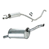 Kit Escapamento Silencioso Pick Up Corsa 1.6 1998 1999 2000