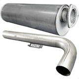 Kit Escapamento Silencioso + Tubo Caminhão Volvo Edc 93 A 95