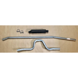 Kit Escapamento Tubo/ Curva/ Abafador Opala 4cc 4x1