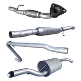 Kit Escapamento Tubos + Abafador + Traseiro Gol 1.0 8v 09 12