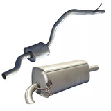 Kit Escape Abafador + Traseiro Ecosport 1.0 1.6 8v 2004 05