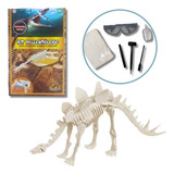 Kit Escavação Arqueologia Fóssil Dinossauro Brinquedo Dino