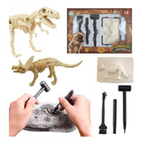 Kit Escavação Ovo Dinossauro Fosseis Arqueologia Dino 