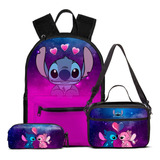 Kit Escolar Mochila Estojo Lancheira Térmica Personagens