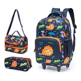 Kit Escolar Mochila Spector Estojo Lancheira Meninas Panda