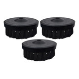 Kit Escova Boa P/ Limpeza De Estofados E Couro 120mm C/porca