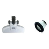 Kit Escova De Piso + Filtro Hepa P/ Aspirador De Pó Av12