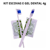 Kit Escova Dental Com Creme 4g
