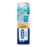 Kit Escova Dental Oral-b 2 Unidades + Fio Dental Extra Soft