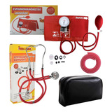 Kit Esfigmomanômetro Estetoscópio Rappaport Premium Garrote