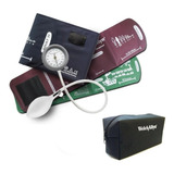 Kit Esfigmomanometro Welch Allyn Ds44 + Braçadeiras + Estojo