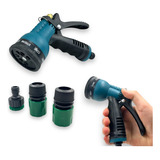 Kit Esguicho Mangueira 07 Jatos Engate Rápido Hidropistola